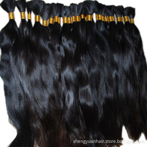 10 to 30-inch virgin human hair extension, grade 5A unprocessed virgin hair